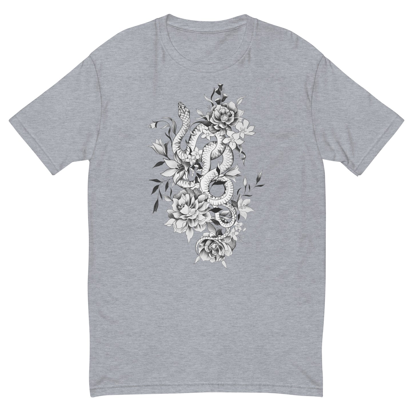 Snake and Roses Short Sleeve T-shirt