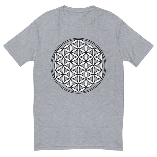 Flower of Life Two Tone Short Sleeve T-shirt