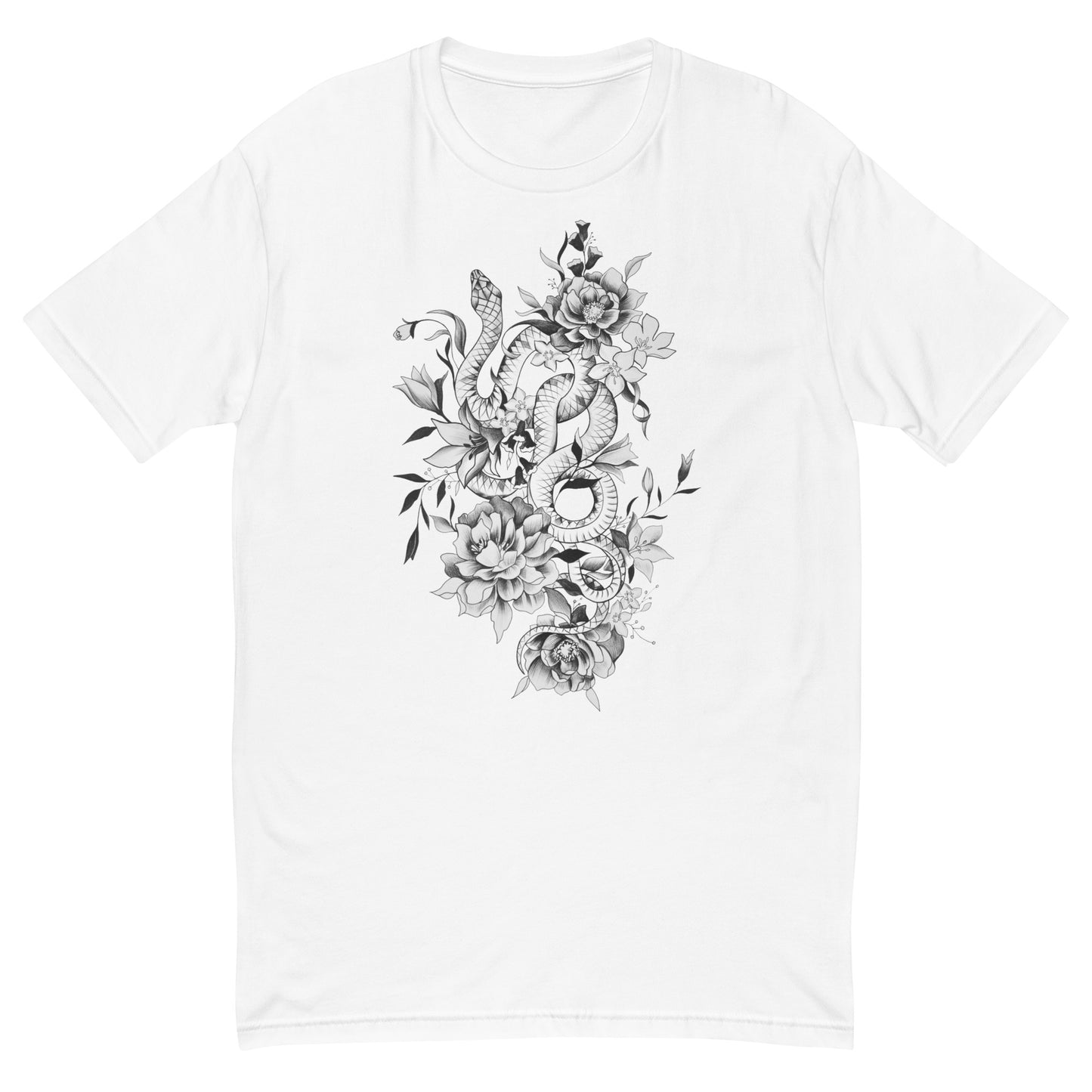 Snake and Roses Short Sleeve T-shirt