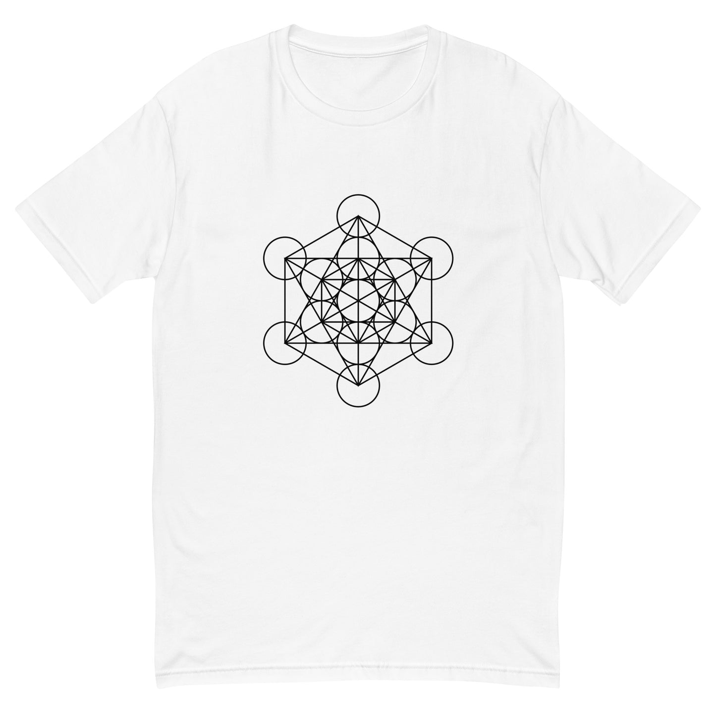 Metatron's Cube Two Tone Short Sleeve T-shirt